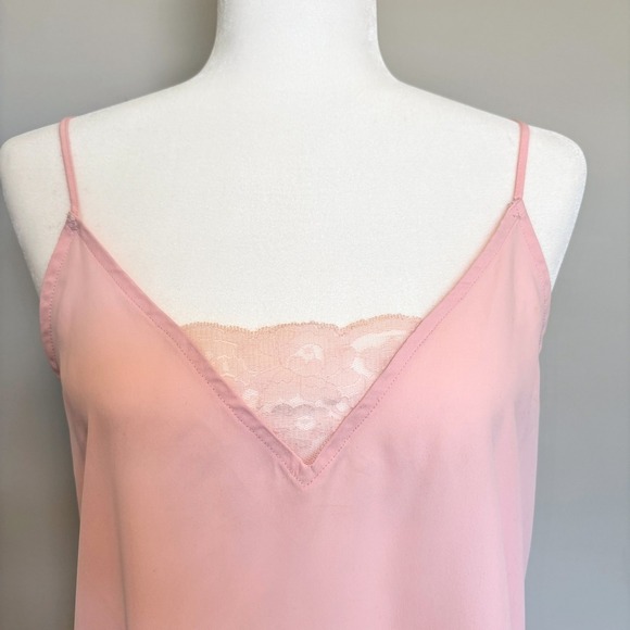 Hollister Women's Small Cami V-Neck Pink Lace Coquette Fairy Feminine Y2K Lover - Picture 3 of 9